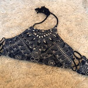 Halter bikini top